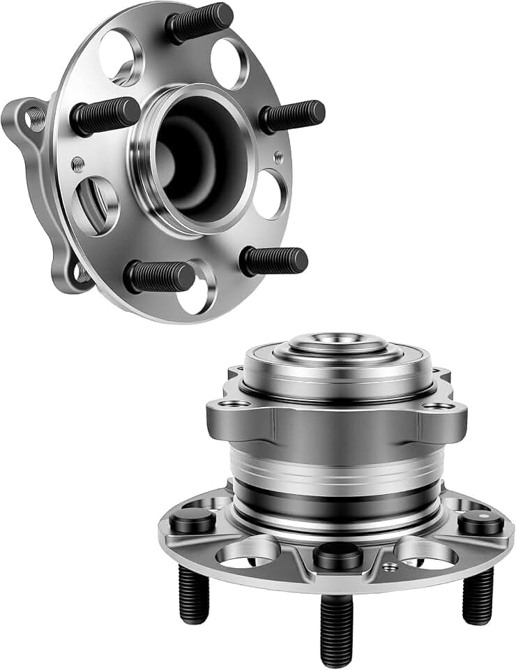 2Pcs 512353 Rear Wheel Bearing Hub Assembly Fit for Honda Accord 2008-2012, for Acura TSX 2009-2014, 5 Lug, w/ABS
