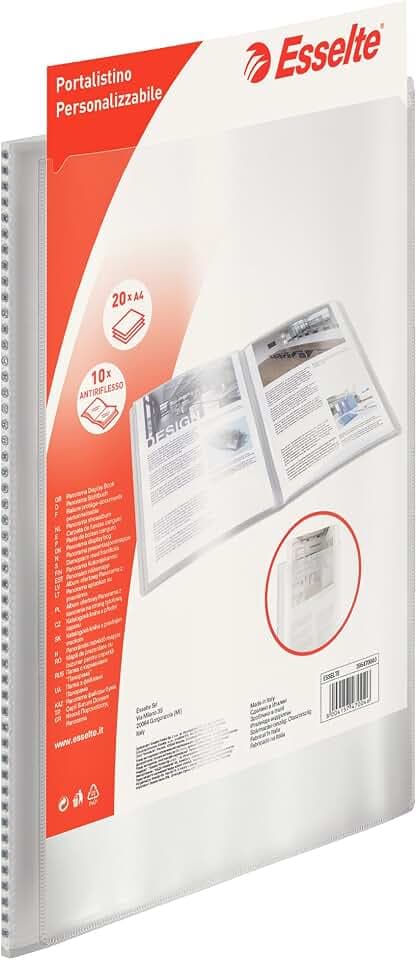 Esselte 395474040 Sichtbuch, Transparent