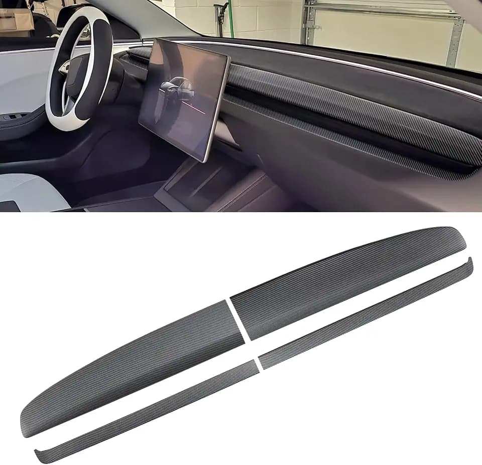 Dashboard Panel Trim Cover for Model Y Juniper 2025+ Model 3 Highland 2024+
