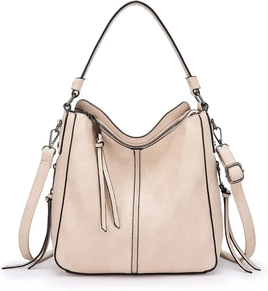 Realer Hobo Crossbody Bag for Women, Designer Shoulder Purse Handbags