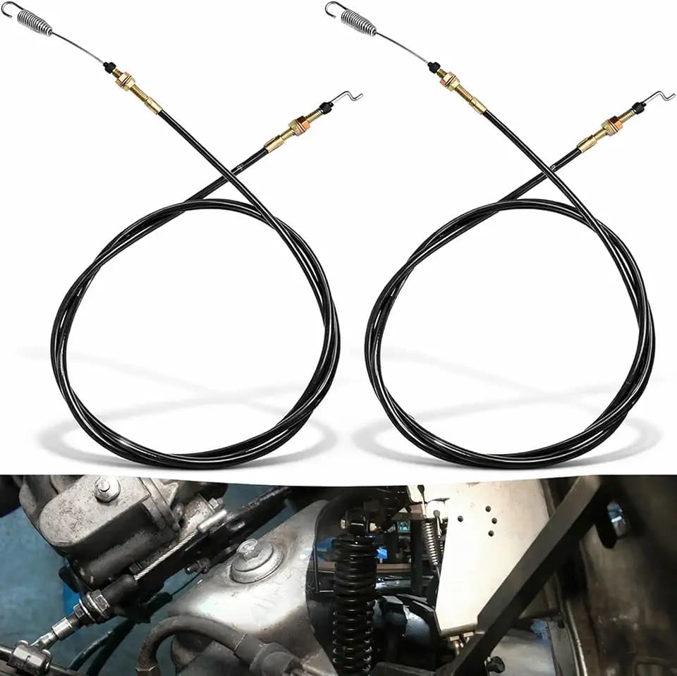 2Pcs 2-11082 Shifter Cable for Chuck Wagon CW-11 CW-265 CW-413, Trailmaster Trail Wagon TW400 TW11, BD300, Land Master LM400 LM650, UTV Go-Kart Shift Cables Parts and Accessories