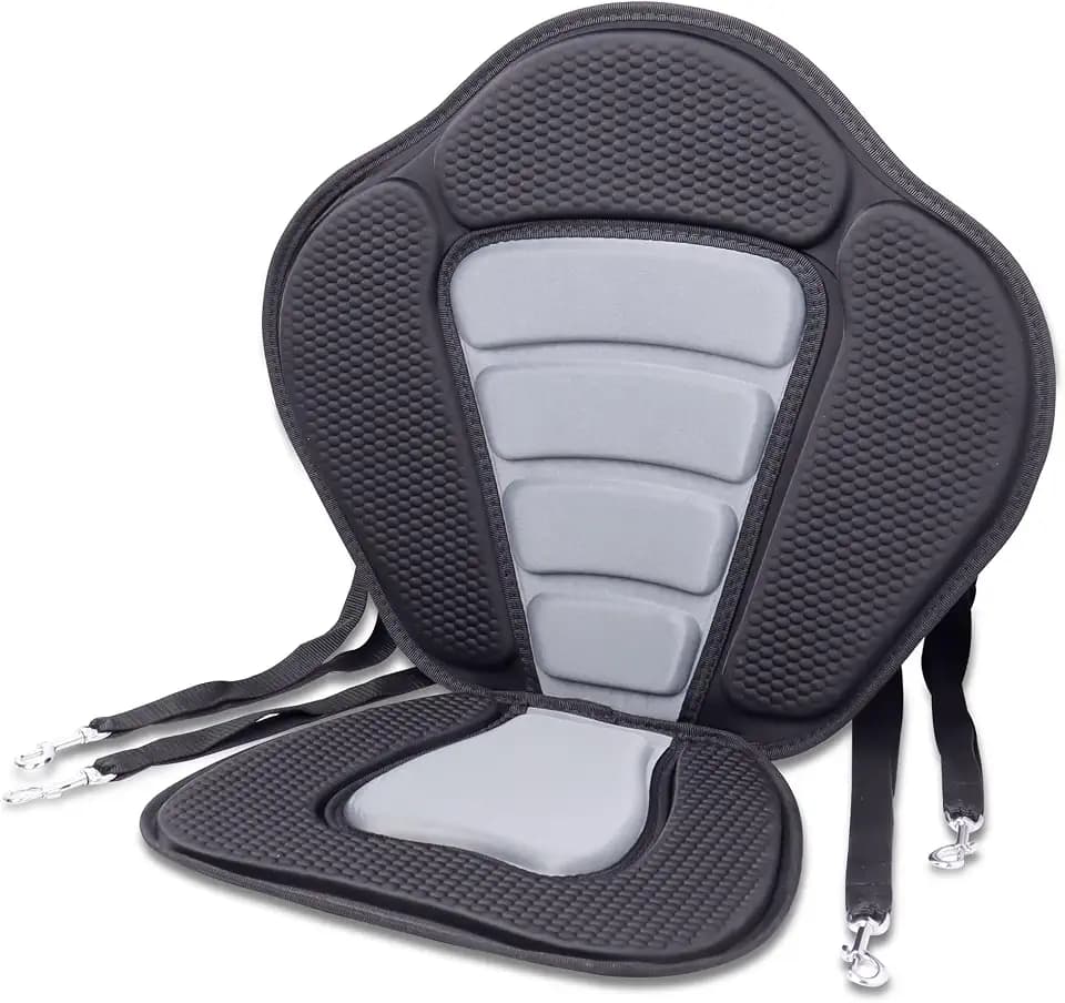 Kayak Seat with Back Support, Paddle Board Seat for Inflatable Board