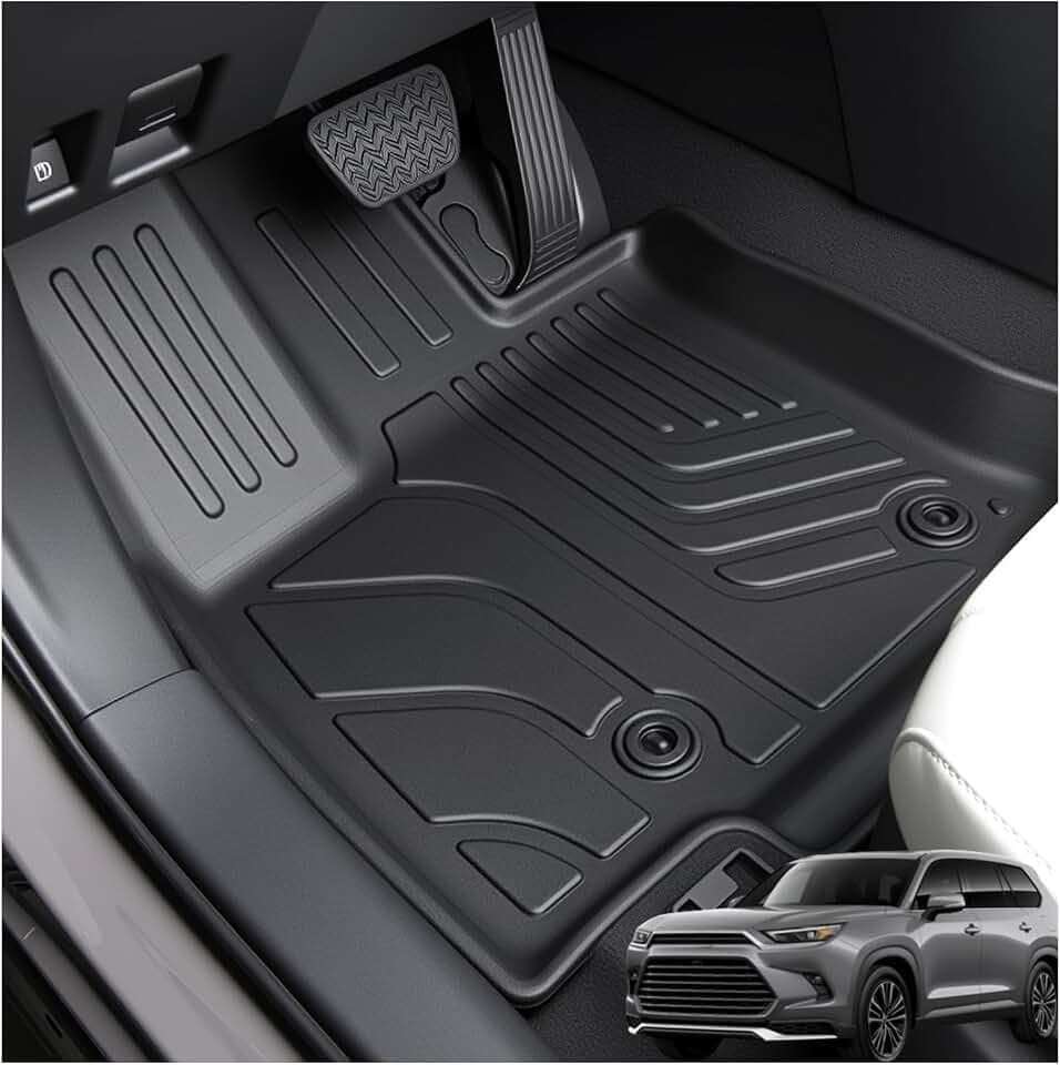 Floor Mats&Cargo Liner for 2026 Toyota RAV4 Hybrid,(Suitable for Hybrid Version) Full Set Car Floor mats with Cargo Liner,All Weather TPE Accessories for 2026 RAV4