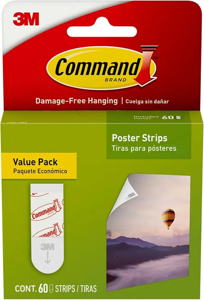 Command Poster Strips, 60 Strips
