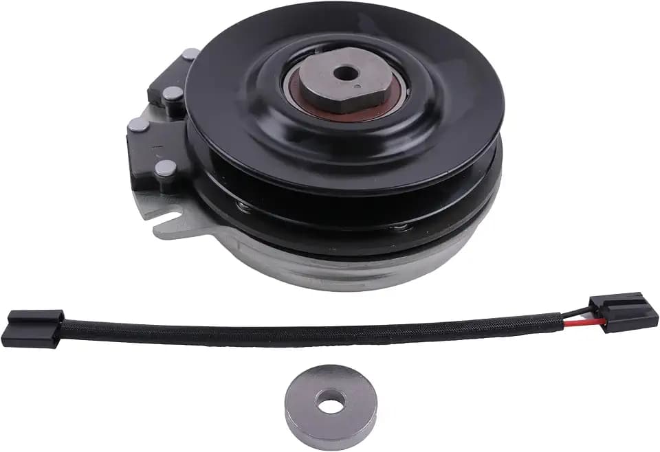 DVPARTS BIGBearing HiTorque 300 Ftlb (OEM 250) Billet Pulley Blade PTO Clutch TCA15800 Compatible with John Deere ZTrak 737 757 777 797 LVA21437 20A PTO Switch