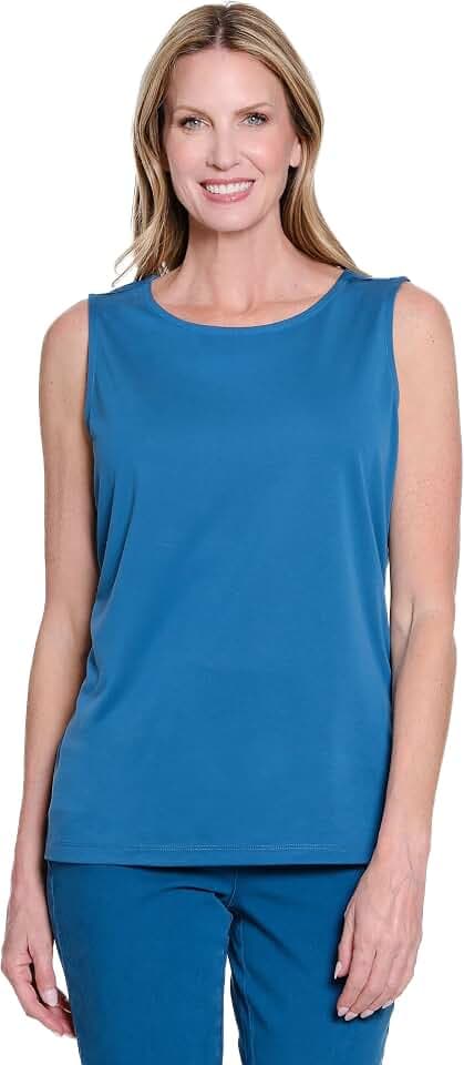 MULTIPLES Women's Hi Neck Tank Top
