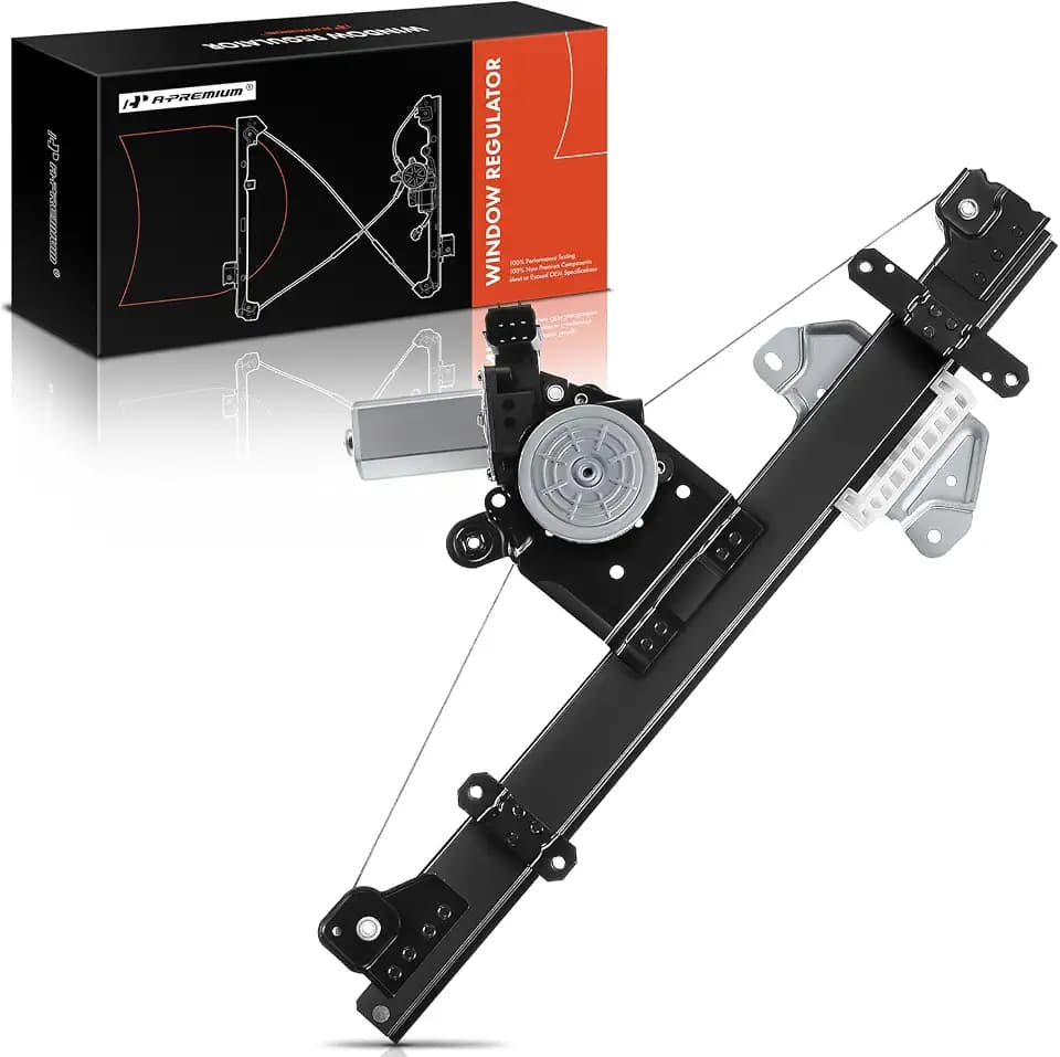 A-Premium Front Driver Side Power Window Regulator with Motor (6-Pin)