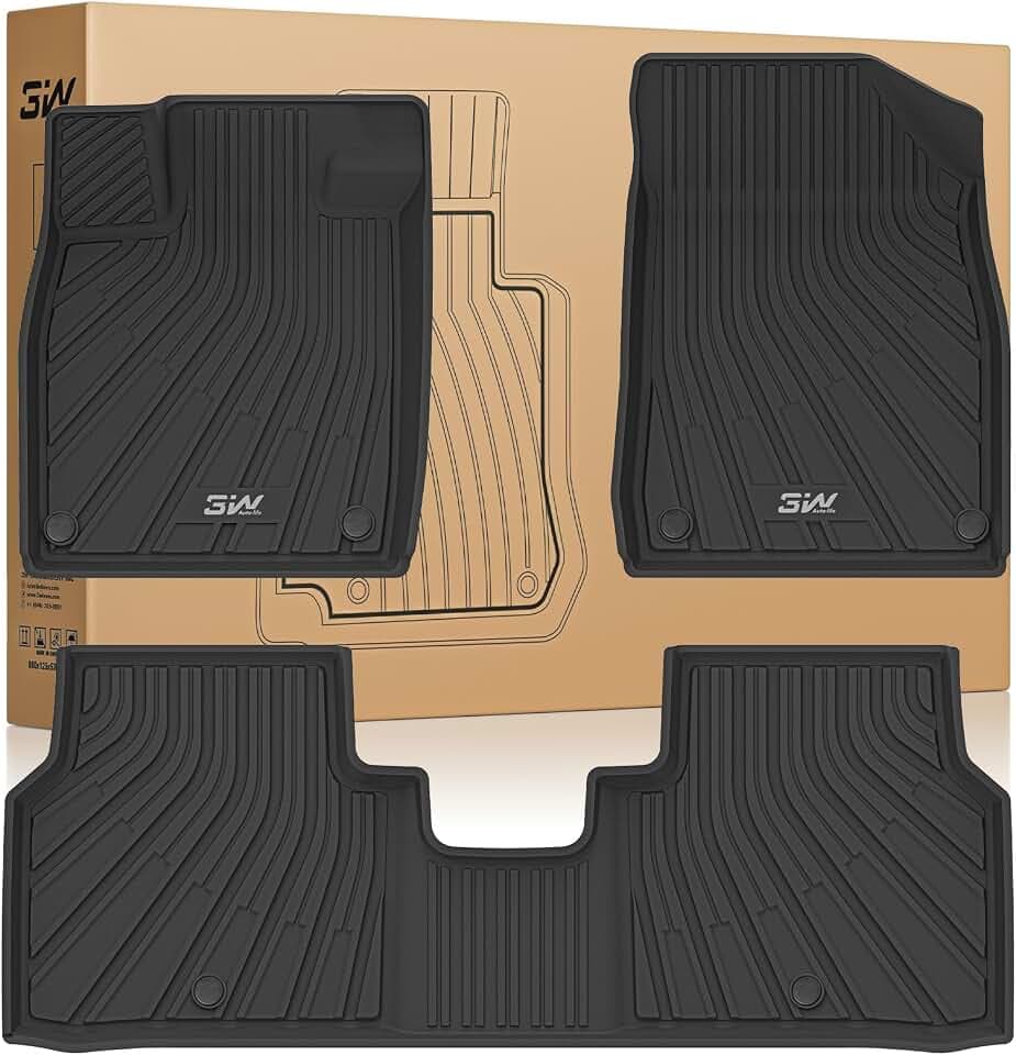 3W Fußmatten für Volkswagen ID.4 E21 2020-2026/Skoda Elroq 2025-2026