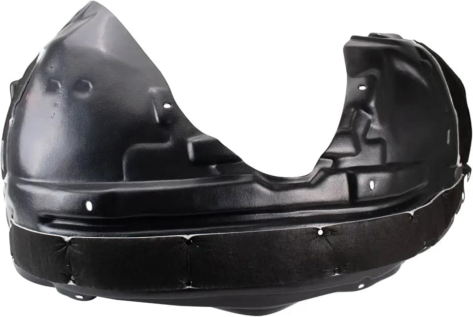 TRQ Front Left Inner Fender Liner Black Drivers Side
