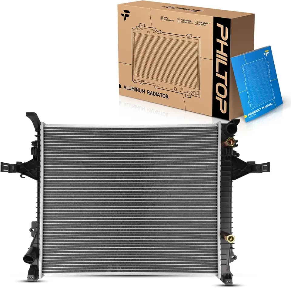 PHILTOP Aluminum Replacement Radiator for 2003 2004 2005 2006 2007 2008 2009 2010 2011 2012 2013 2014 XC90 CU2878