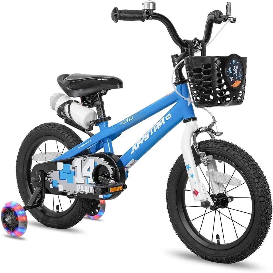 JOYSTAR Pluto 12-20" Kids Bike with Light Up Training Wheels