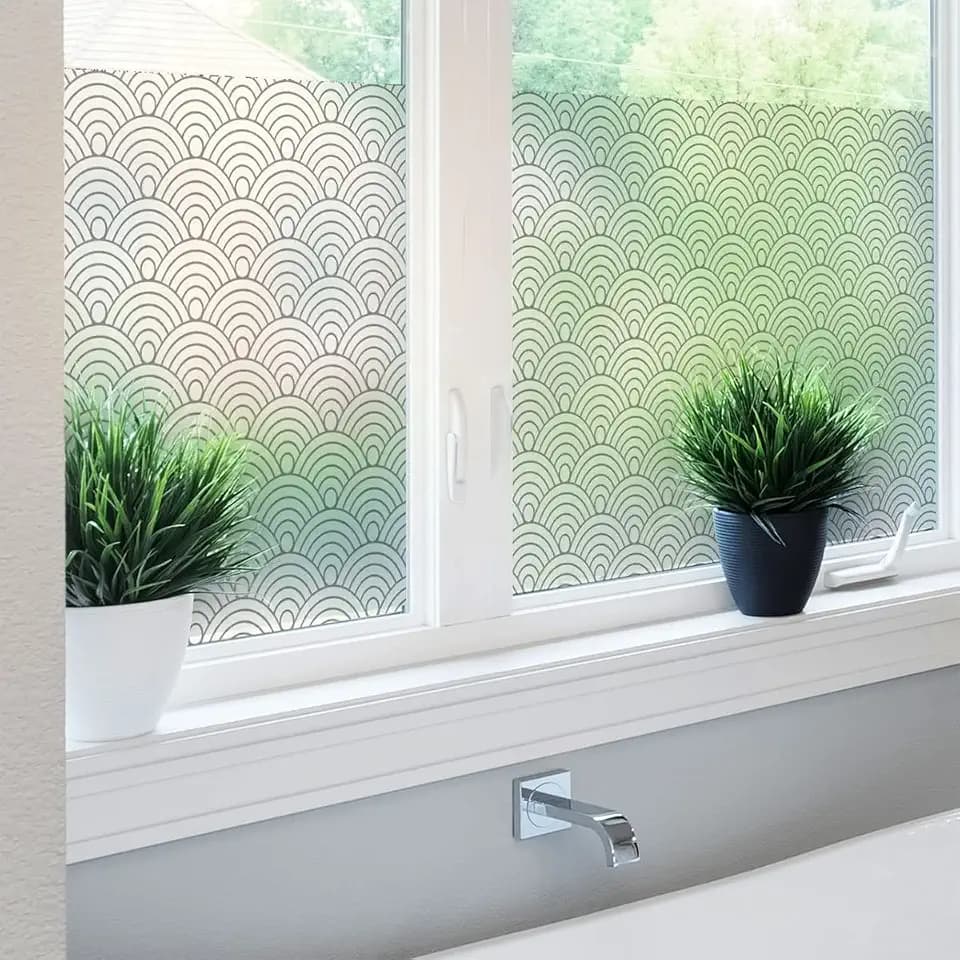 Ambiance Sticker Sichtschutzfolie für Fenster und Duschtüren, 40 x 200 cm