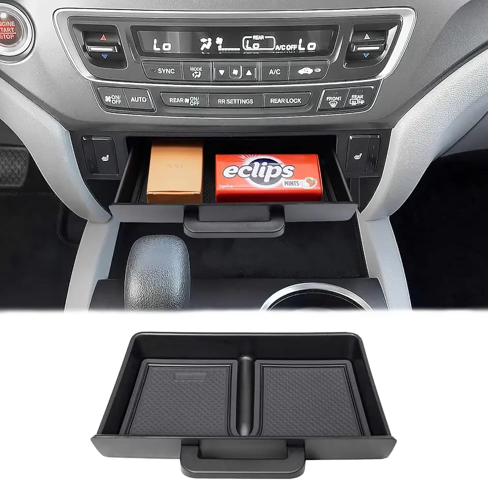 Removable Center Console Tray for 2017-2026 Honda Ridgeline/2016-2022 Pilot