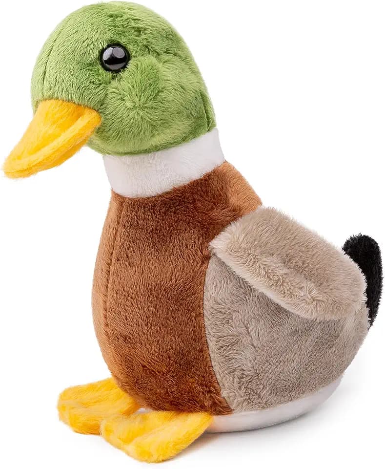 ZHONGXIN Mallard Duck Plush Toy - Soft, Cute Green Duck Plushie Home Decoration, 5.6' Unique Gift Collection for Kids