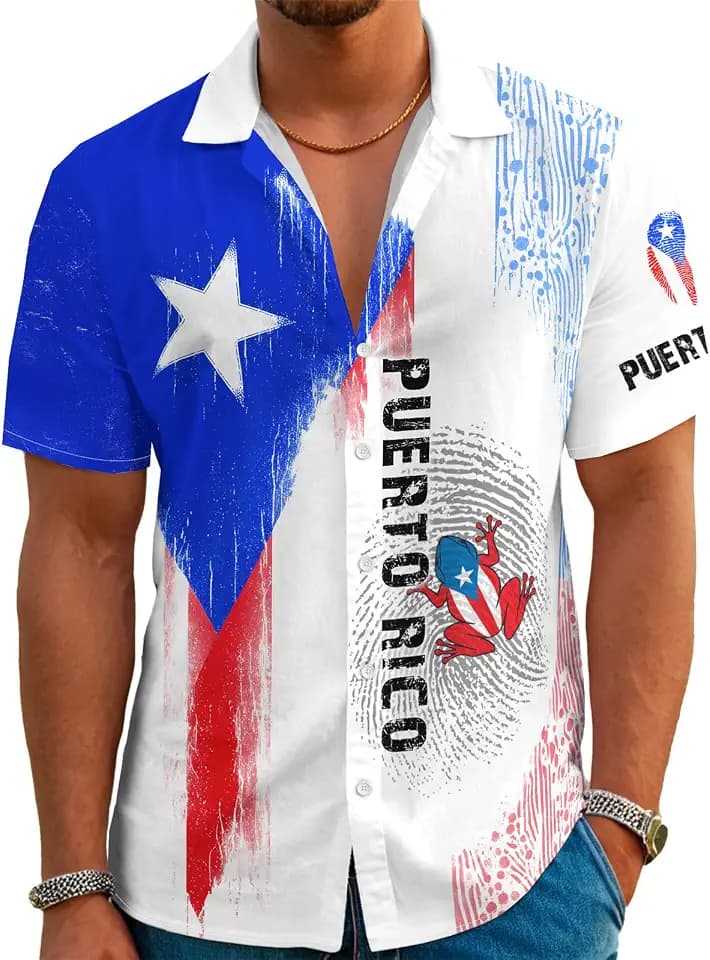 Hawaiian Shirts for Men Short Sleeve Casual Novelty Printed Hawaiian Shirt Button Down Aloha Shirts