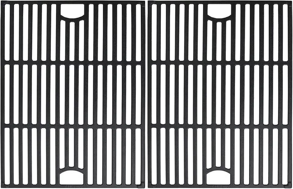 Grill Grates for Nexgrill Replacement Parts 5 Burner 720-0888N 720-0888,17 Inch Cast Iron Cooking Grate Replacement for Nexgrill 4 Burner 720-0830H 720-0830X 720-0888S 720-0783W for Nexgrill 5 Burner