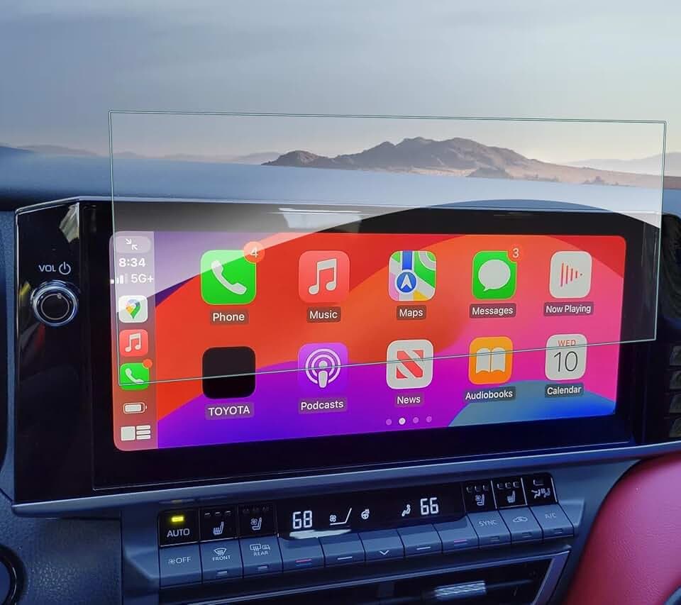 SHAOHAO for 2025 2026 Toyota Camry Anti Glare Screen Protector Matte Fit for 2025 2026 Toyota Camry Accessories (XLE, XSE) 12.3 inch Display Tempered Glass Anti Fingerprint & Scratches Screen Saver