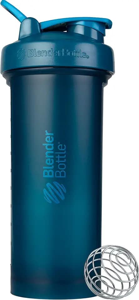 BlenderBottle Classic V2 Plastic Shaker Bottle 45 oz Ocean Blue
