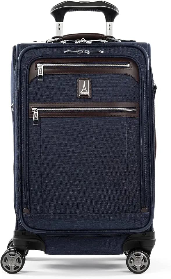 Travelpro Platinum Elite Carry-On Luggage Spinner, True Navy, 21-Inch
