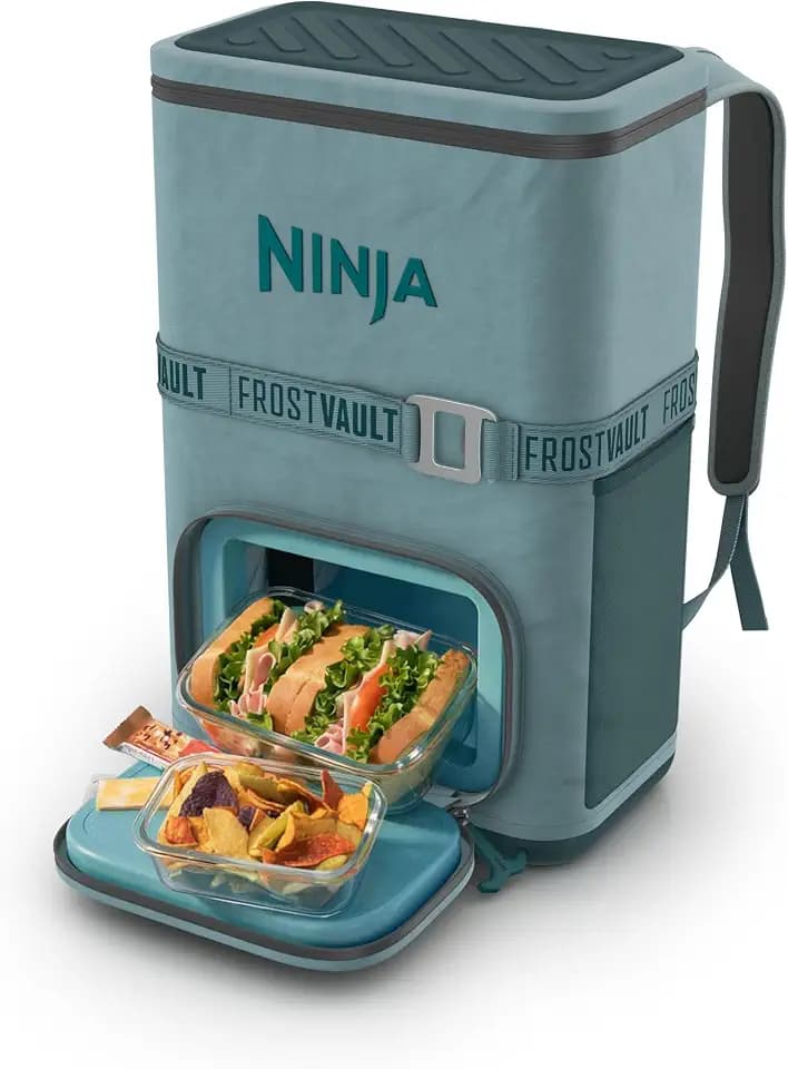 Ninja FrostVault™ Go Backpack Cooler, Dry Storage, Waterside Wind Down