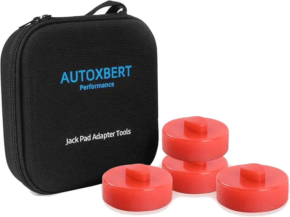 AUTOXBERT Polyethylene Car Jack Pad Support Point Pinch Weld Adapter Jacking Trolley Tool with Storage Box for Porsche 911 964 993 944 Cayman Boxster