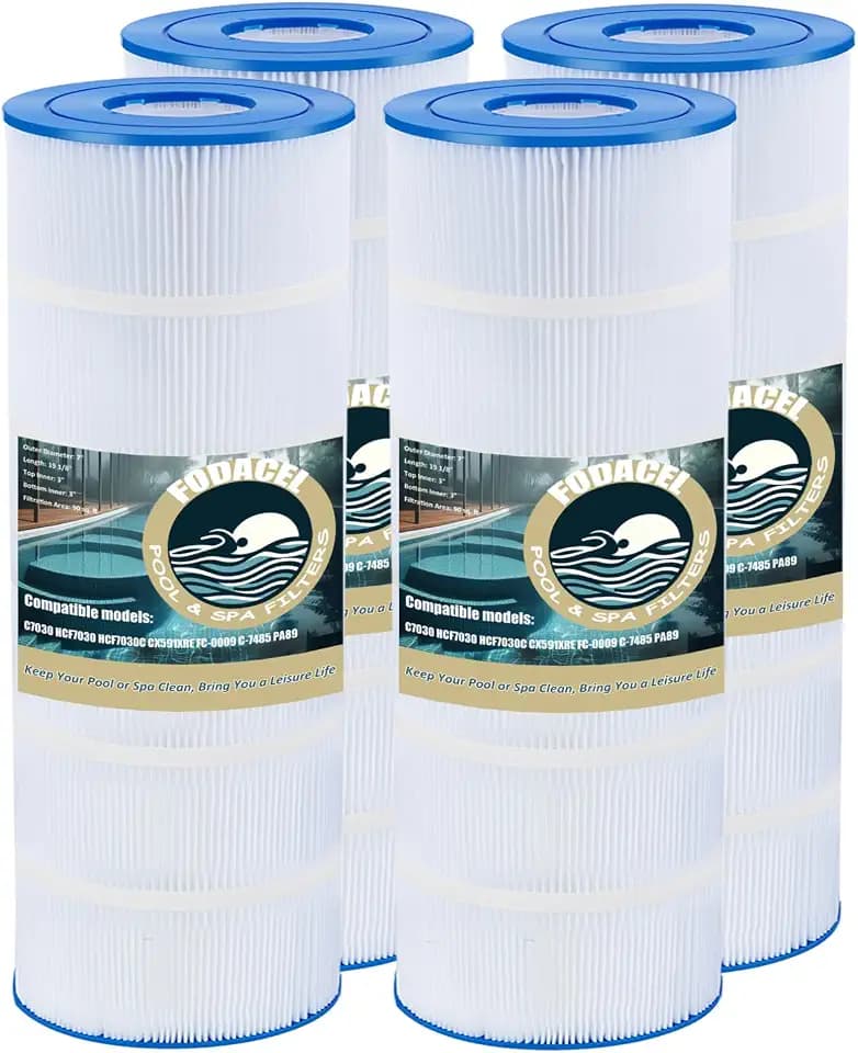 C7030 Pool Filter, CX591XRE C591E Filter Cartridge Replacement (Pack of 4)