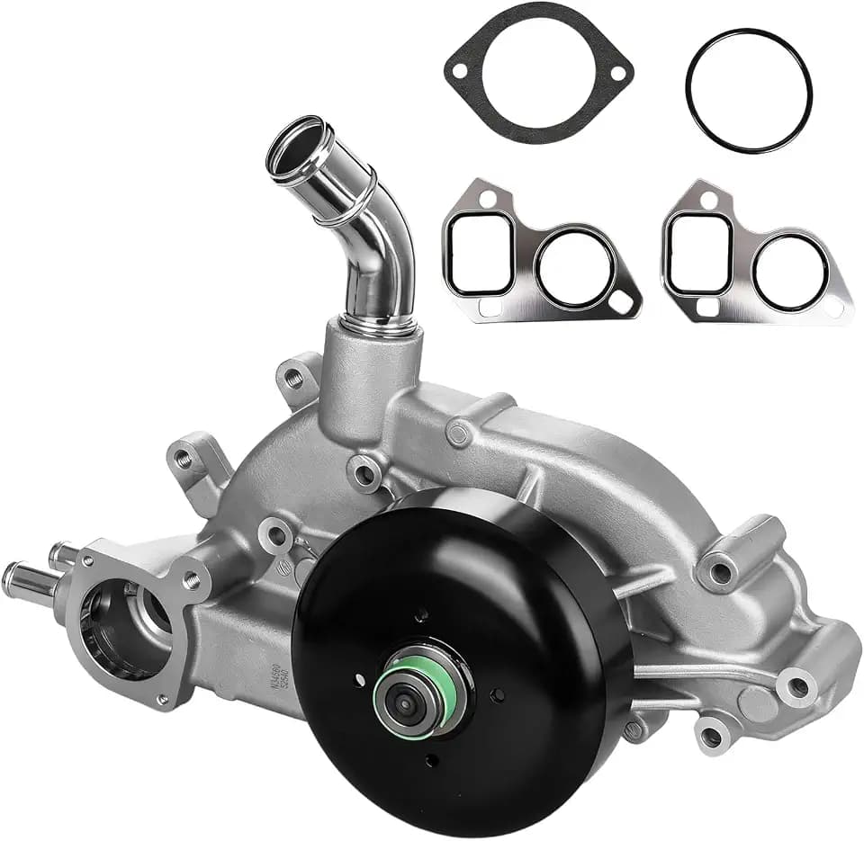 Water Pump 45005 for 1999-2006 Chevy GMC Cadillac 4.8L 5.3L 6.0L V8 - Compatible with Silverado, Tahoe, Suburban, Sierra, Yukon, Escalade, Express, Savana