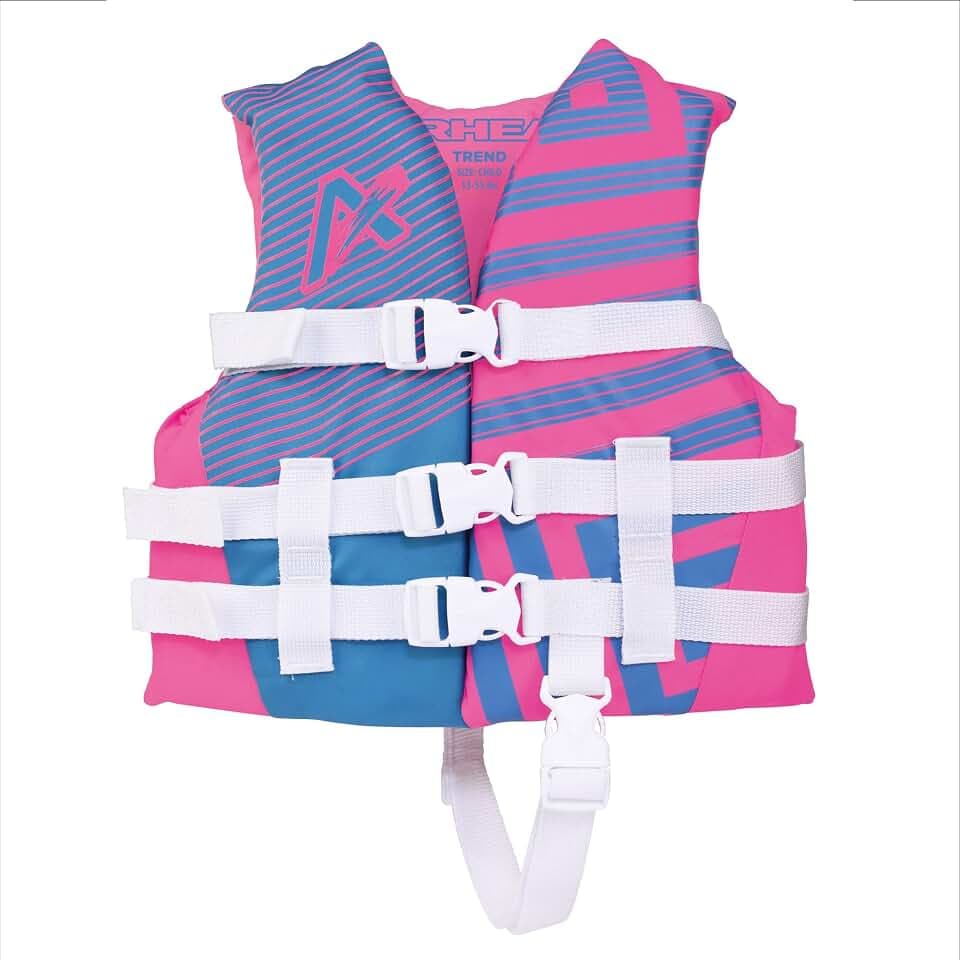 Airhead Trend Life Jacket for Adults & Kids - USCG Approved Life Vest for Men, Women, Youth & Child, Watersports Vest for Boating, Tubing & Swimming
