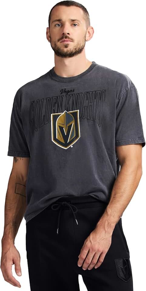 GAME 7 NHL Mens X NHL Men's Officially Licensed Graphic Short Sleeve Lightweight Classic Crew Neck Cotton T-Shirt