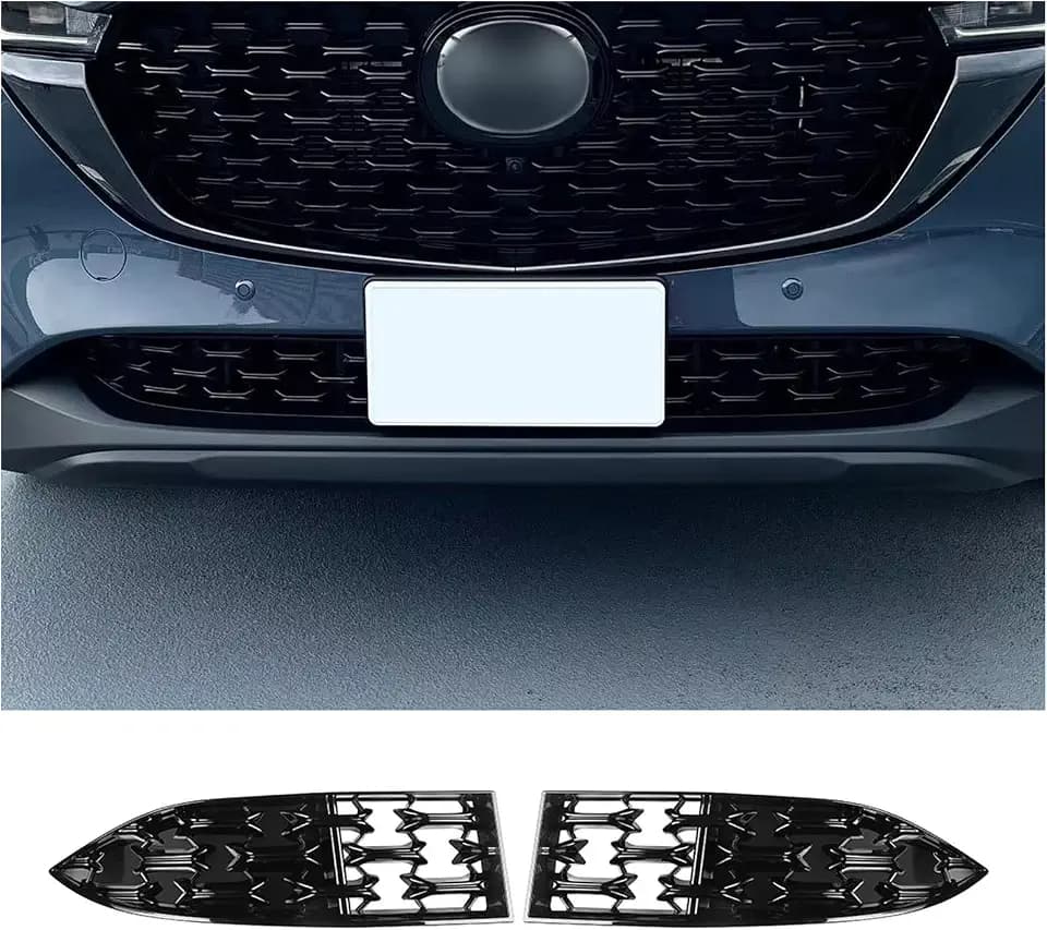 CDEFG 2022-2025 CX-5 Front Grill Mesh Inserts Trims Front Grille Guard