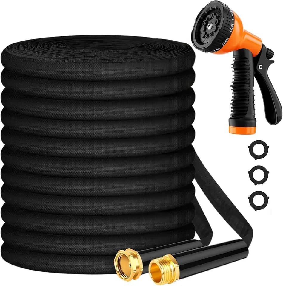 Upgraded 50FT Expanding Garden Hose - Lightweight