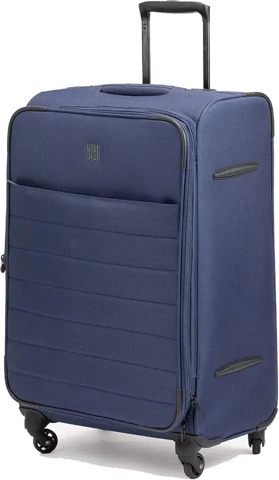 BIBA | Trolley-Typ Reisekoffer, Koffer Lila G, Trolley-Griff, Reißverschluss, Polyester