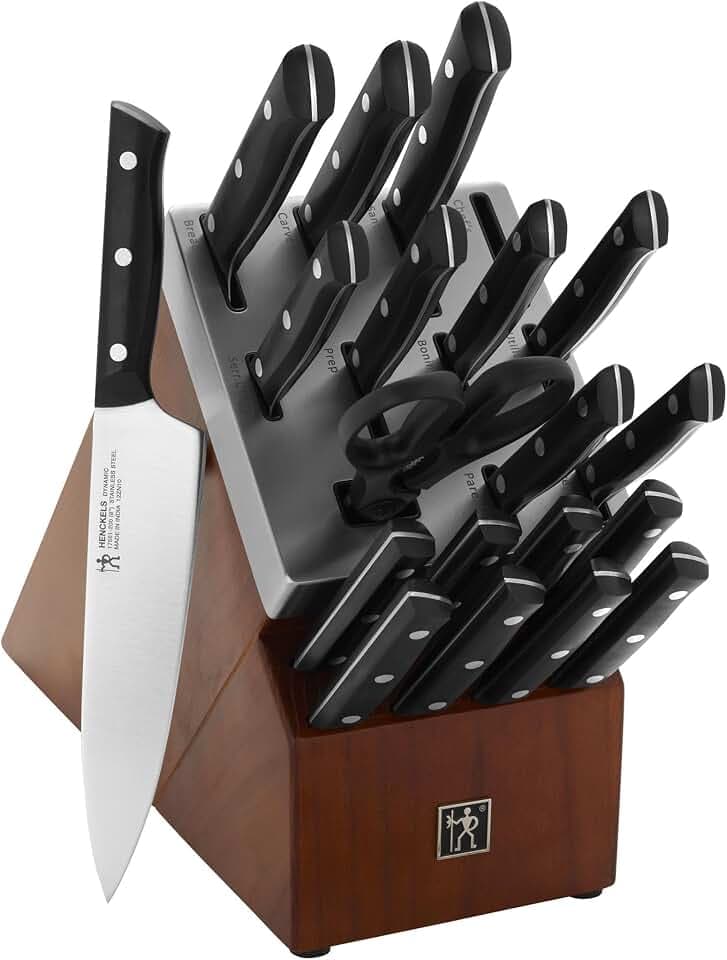 Henckels Dynamic 20-Pc Knife Set, Razor-Sharp German Engineered