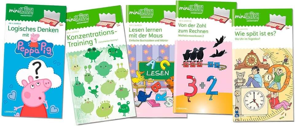 miniLÜK: Vorschule Das Lernpaket für die Vorschule (miniLÜK-Sets: Kasten + Übungsheft/e)