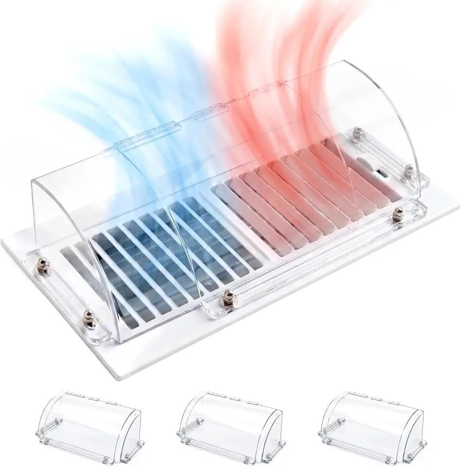 3 Pack Heat & Air Magnetic Vent Deflector, Plastic Vent Redirector