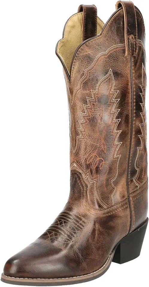 Smoky Mountain Boots Amelia Women's R Toe Leather Western Boot