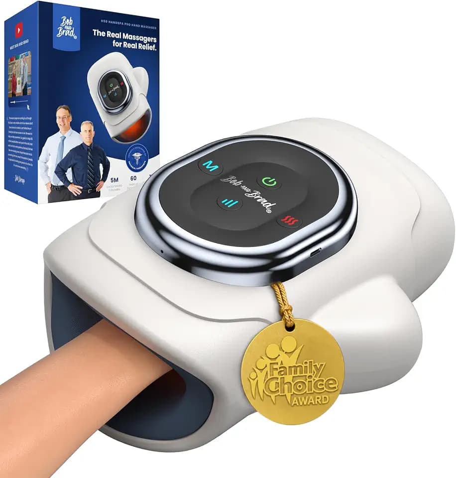BOB AND BRAD Upgraded Handmassagegerät mit Wärme & Kompression