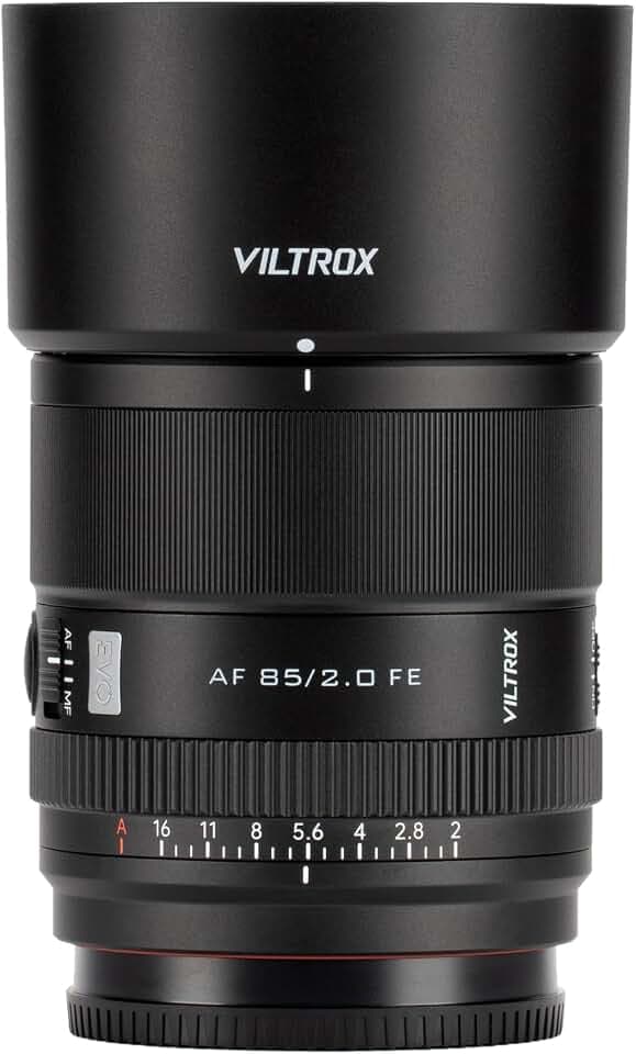 VILTROX AF 85 mm F2.0 EVO Kameraobjektiv für Sony FE, Vollbild, Autofokus, leichtes Porträt