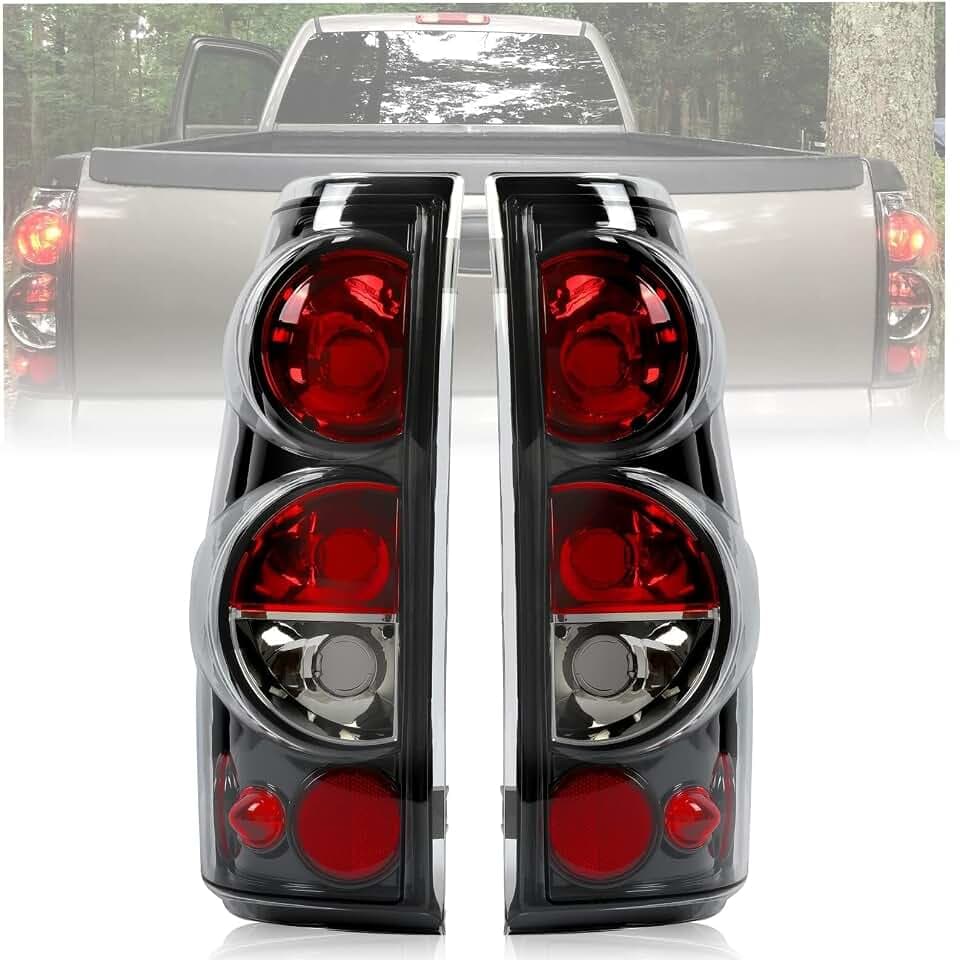 ECOTRIC Tail Lights Compatible with 1999-2006 Silverado 1999-2003 Sierra