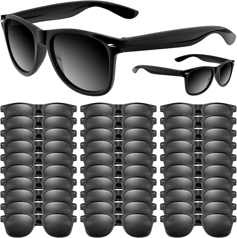ASTARON Sunglasses Bulk, 6/12/24/48 Pack Sunglasses Party Favors for Summer Beach Pool Birthday Wedding Party Supplies