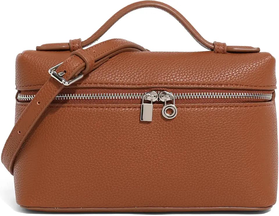 Crossbody Bag for Women Top-Handle Pouch Mini Bag Designer Shoulder Leather Handbag Trendy Purse