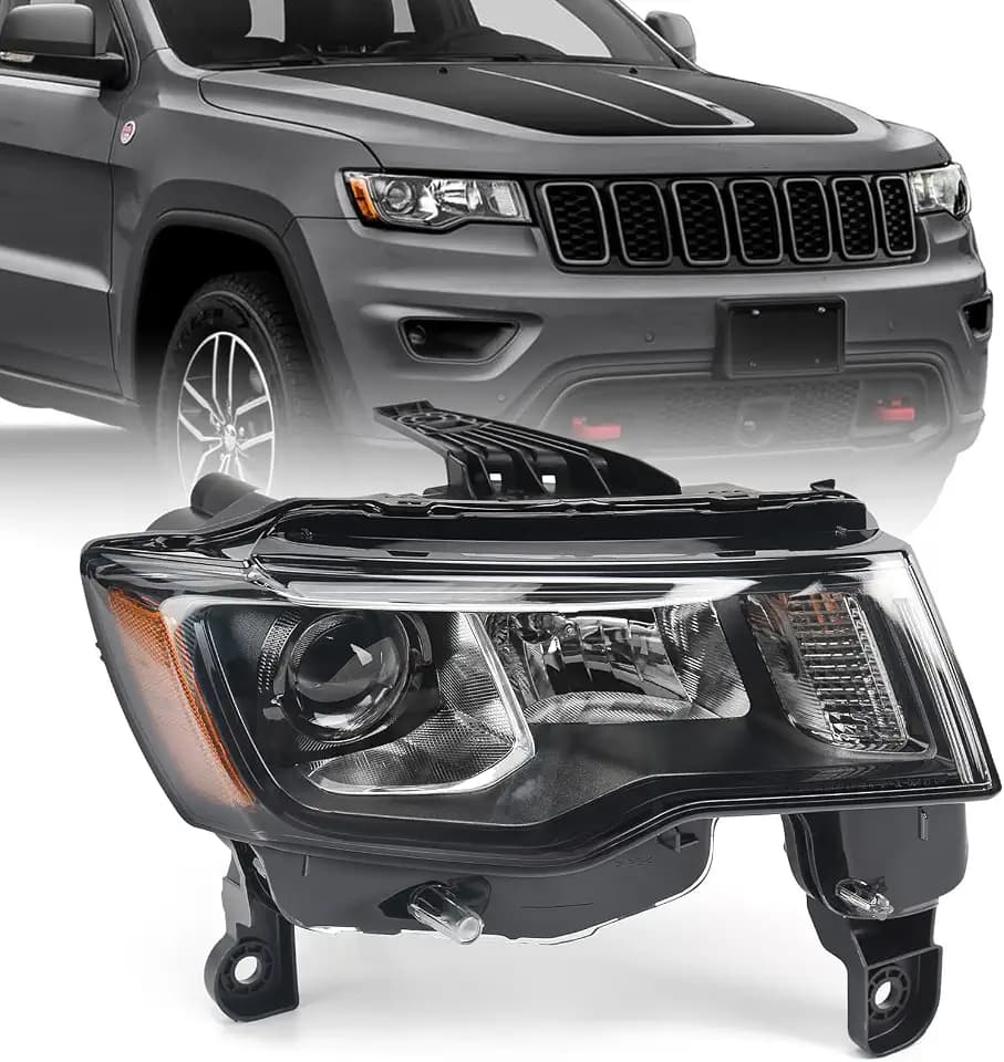 FIONE Halogen Headlight Assembly for Jeep Grand Cherokee 2017-2021 RH