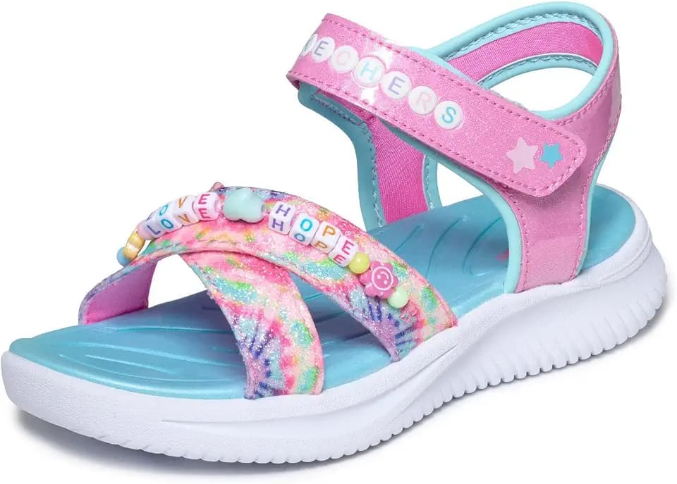 Skechers Mädchen Jumpsters Tie Dye BFFs Sandale