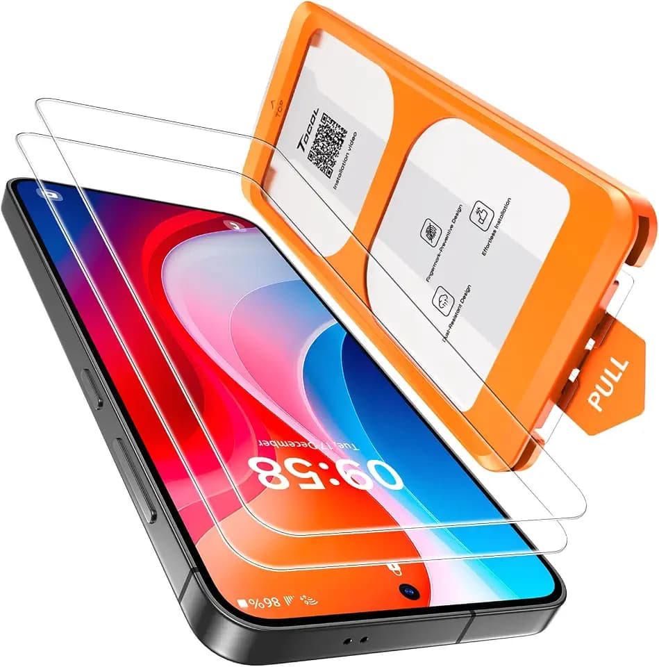 TOCOL für Samsung Galaxy S26 FE für Panzerglas, Einfache Montage