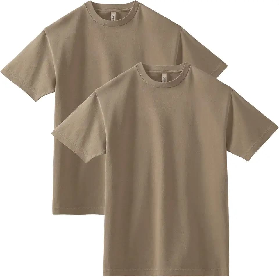 American Apparel Unisex Adult Heavyweight Cotton T-Shirt, Style G1301/G1301gd, Multipack