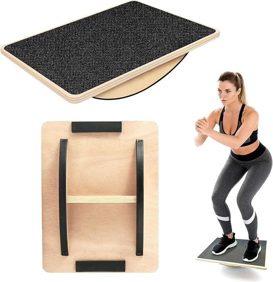 Balance Board aus Holz,Balancebrett, Sports Balancebrett,Wackelbrett
