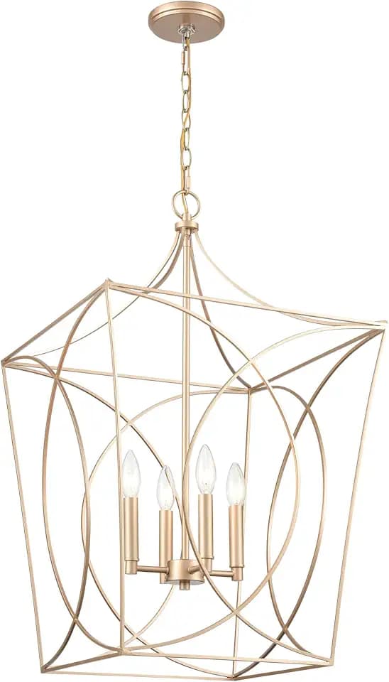ML Lighting 4000-PMG Traditional, Painted Modern Gold
