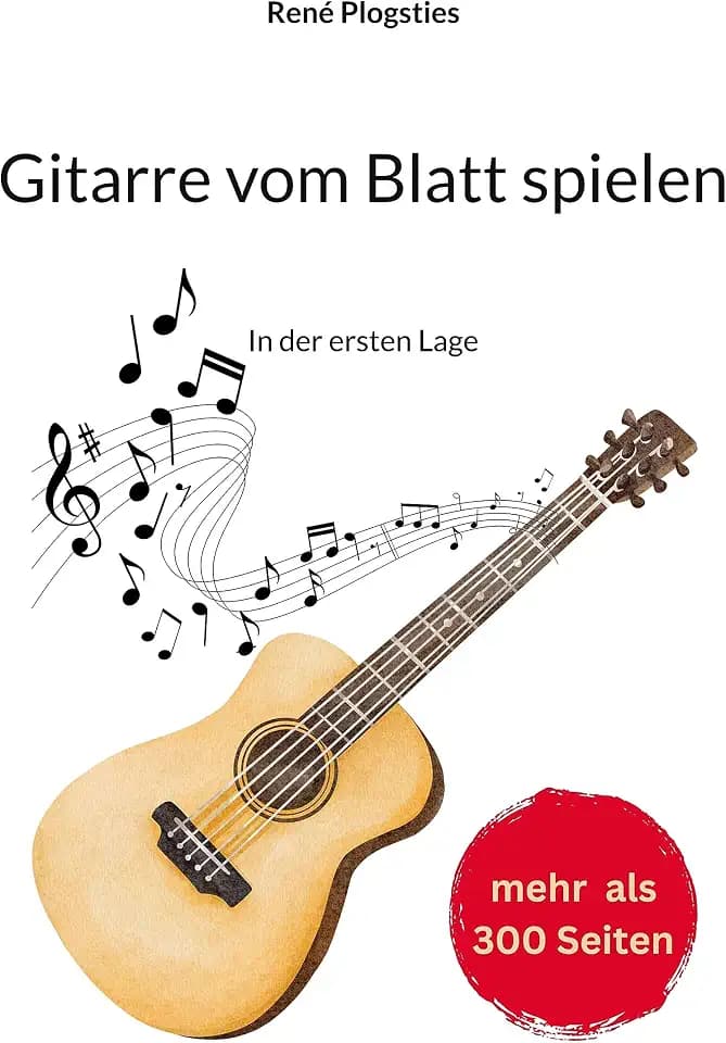 Gitarre vom Blatt spielen: In der ersten Lage
