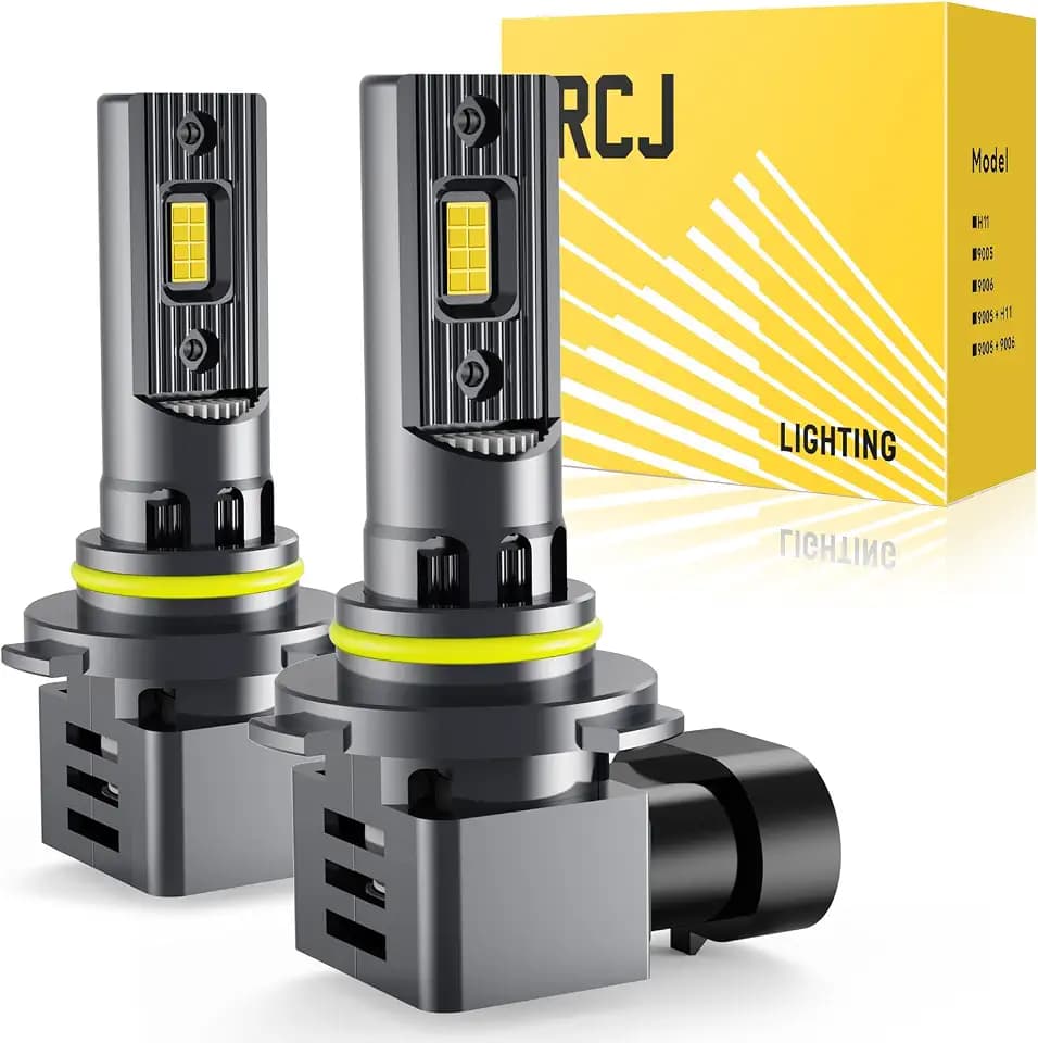 RCJ 9006 LED Bulb, HB4 Fog Bulbs, 30000LM 6000K White, Plug and Play