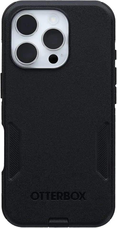 OtterBox iPhone 16 Pro Commuter Series Case - Black, Thin & Protective iPhone Case, Dual-Layer, Impact Absorbing - Material
